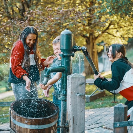 The element of water is exciting for everyone.