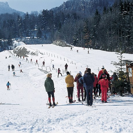 Where the summer toboggan run is now, there used to be a ski lift right at the beginning