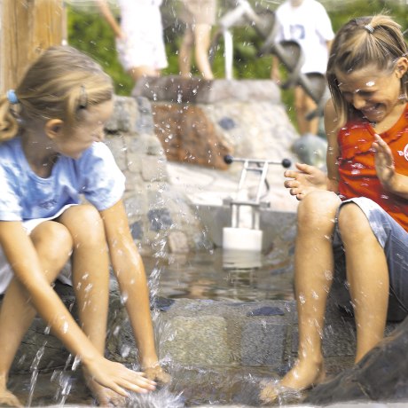 get refreshed and splash in the water play garden